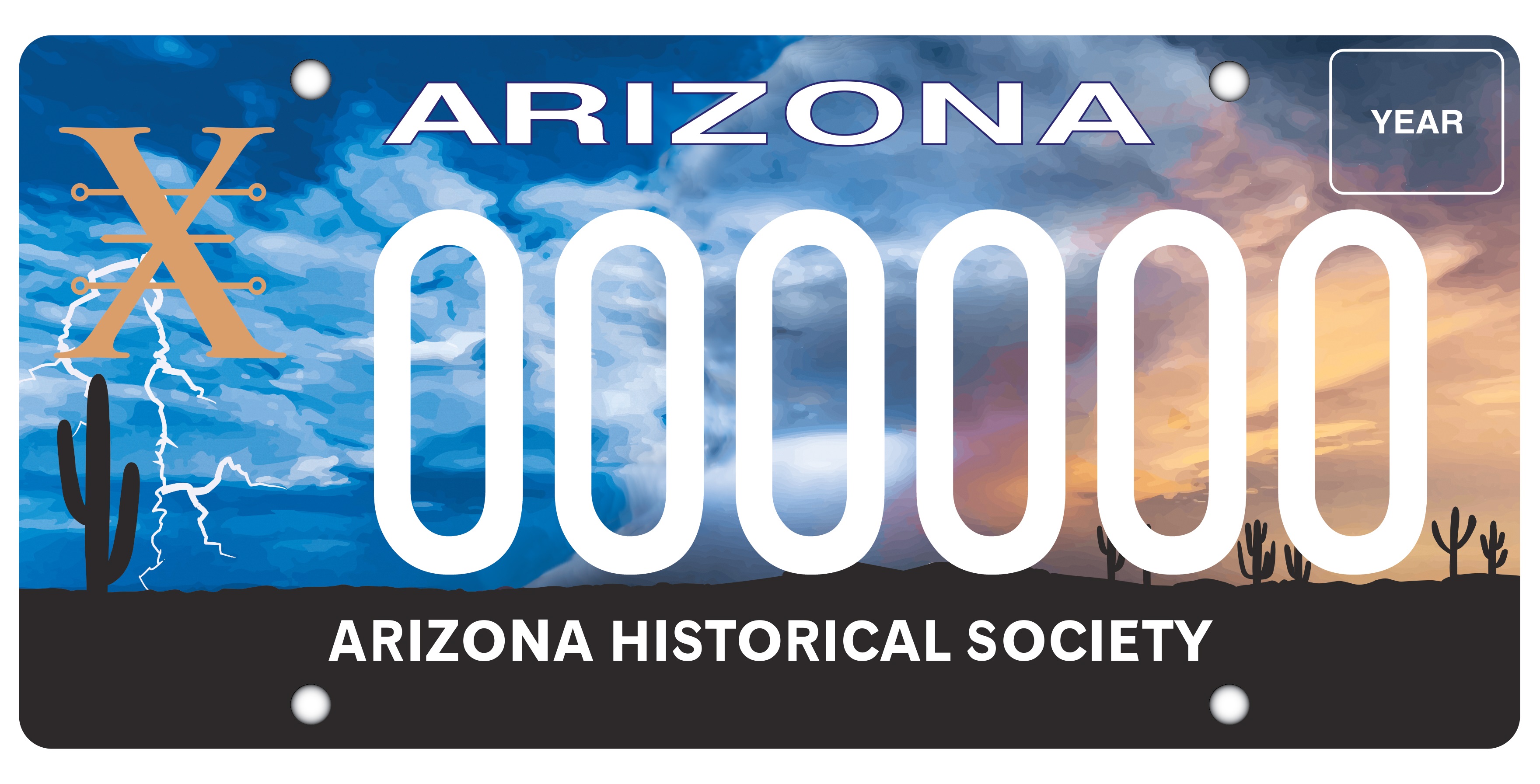 Arizona Historical Society New Plate Design