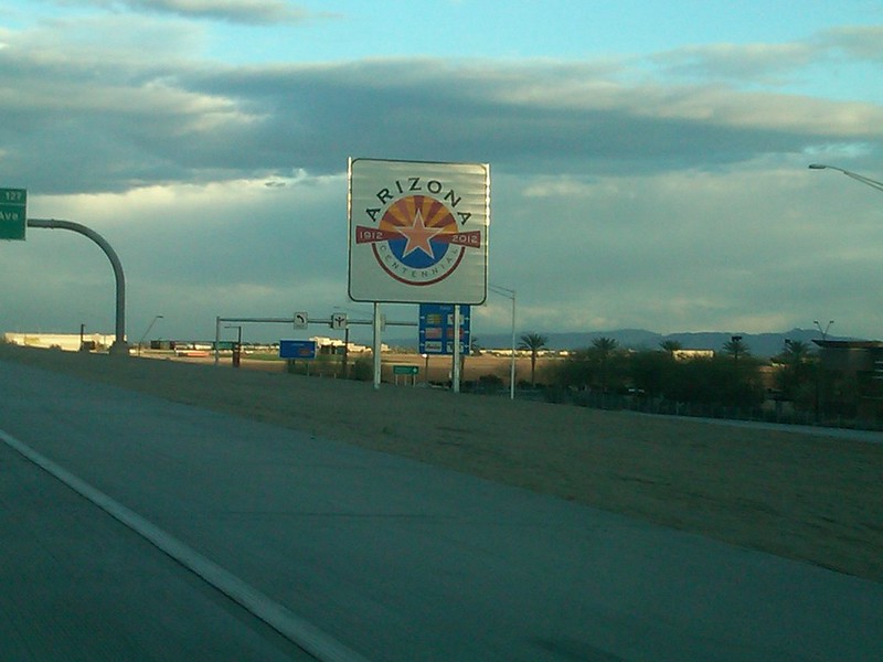 Arizona Centennial Sign