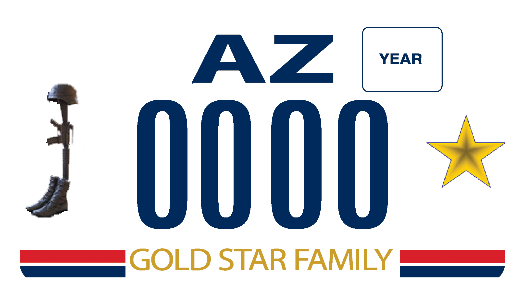 Gold Star Plate Motorcycle