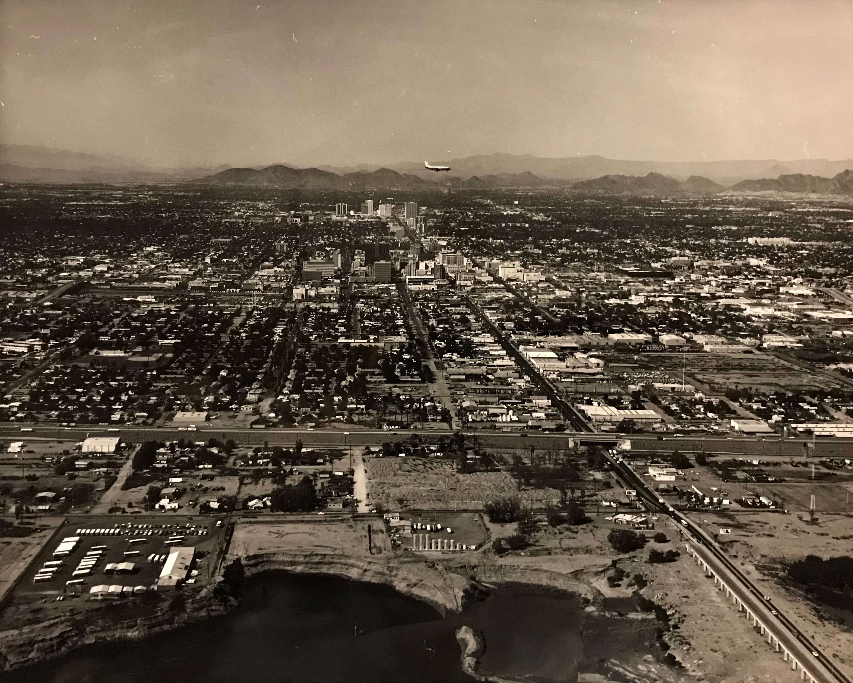 A view of I-17 from south Phoenix