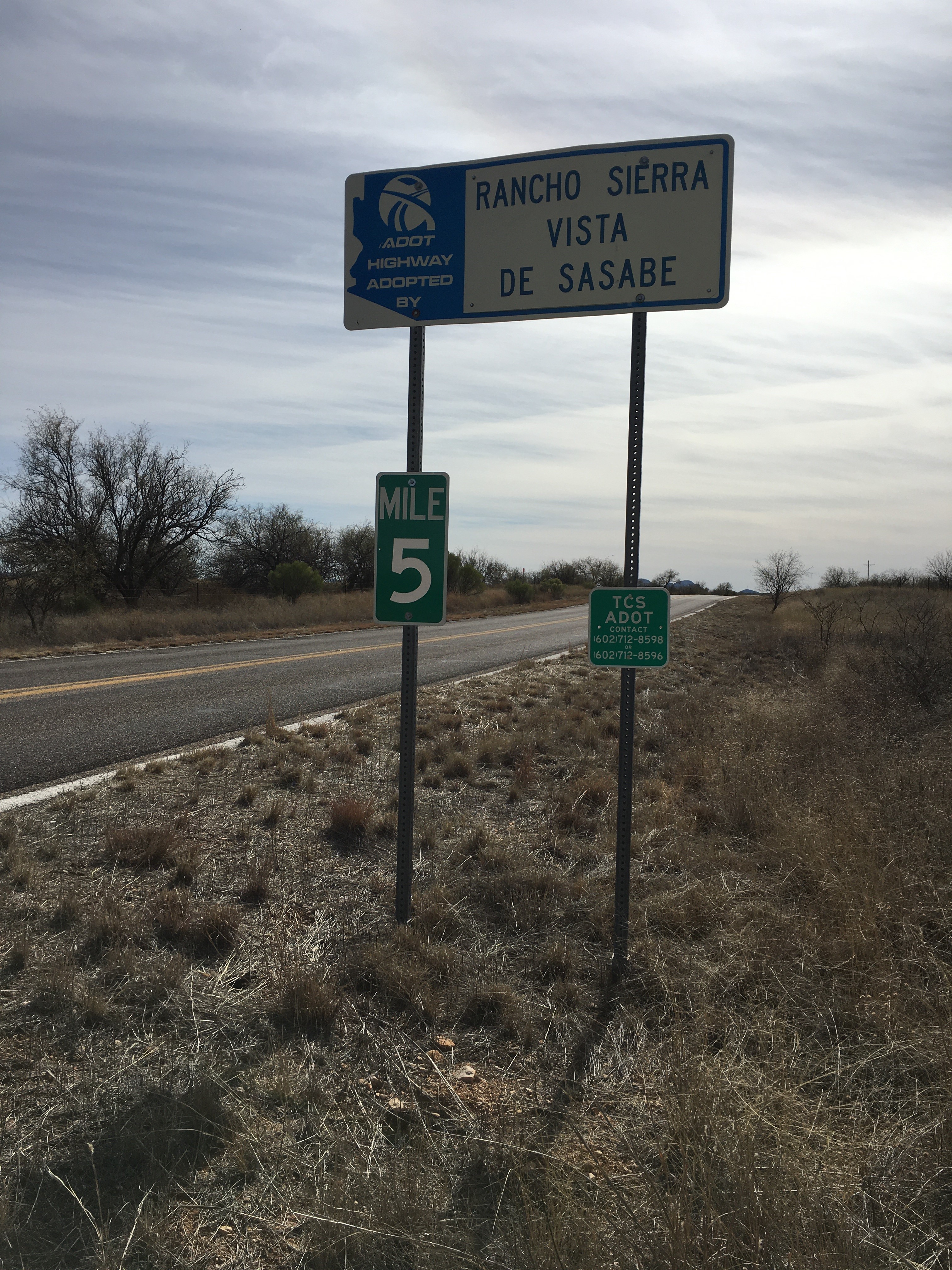 Rancho Sierra Vista of Sasabe AAH sign