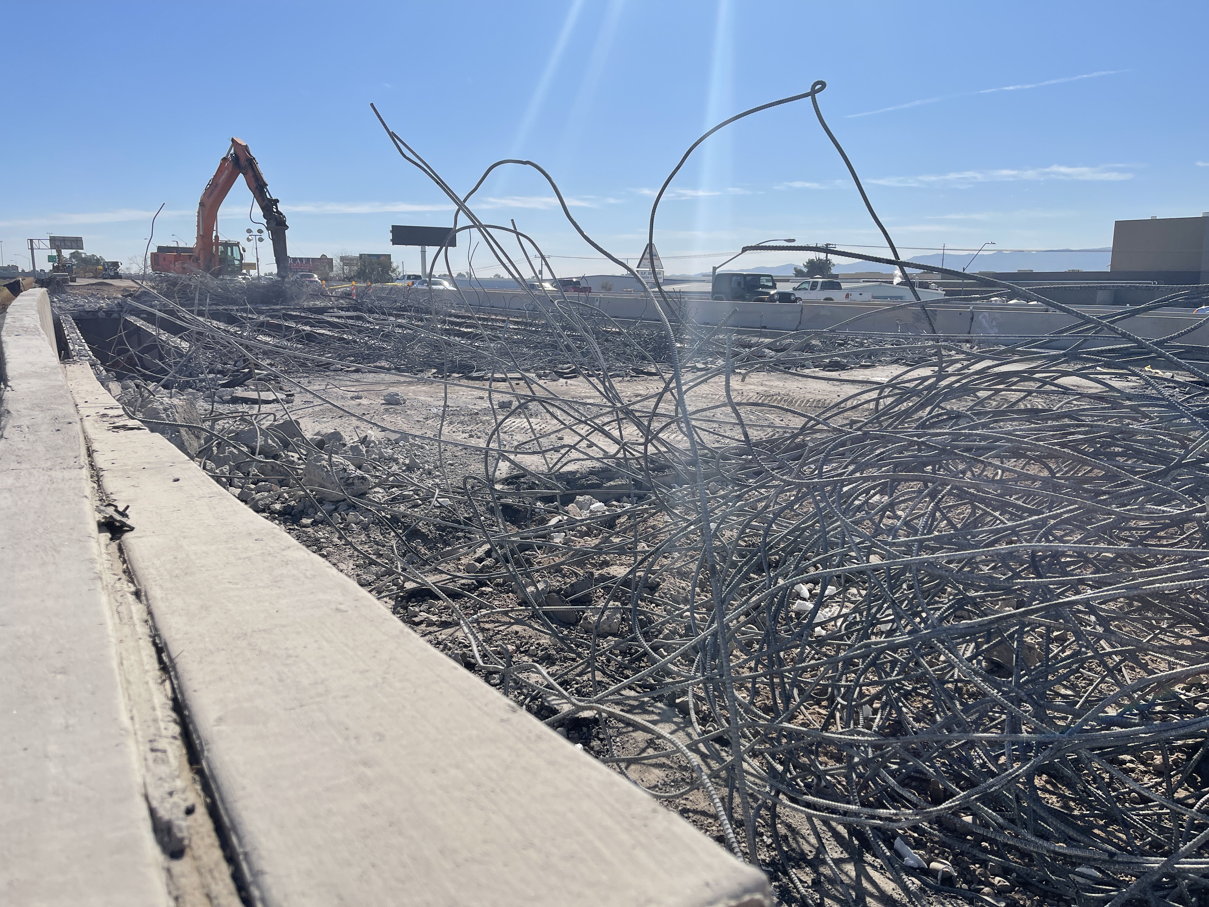 Interstate 17 Central Avenue Bridge demolition 