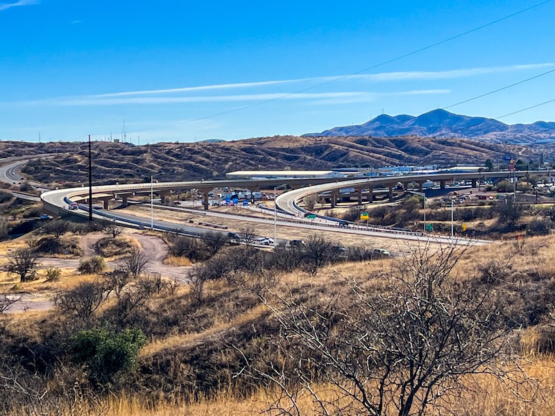 Photo of the SR 189 interchange with I-19