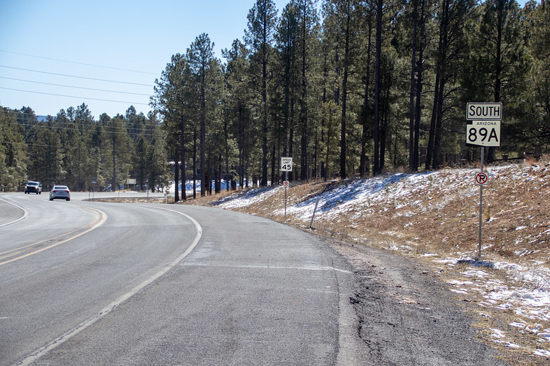 SR 89A in Oak Creek Canyon