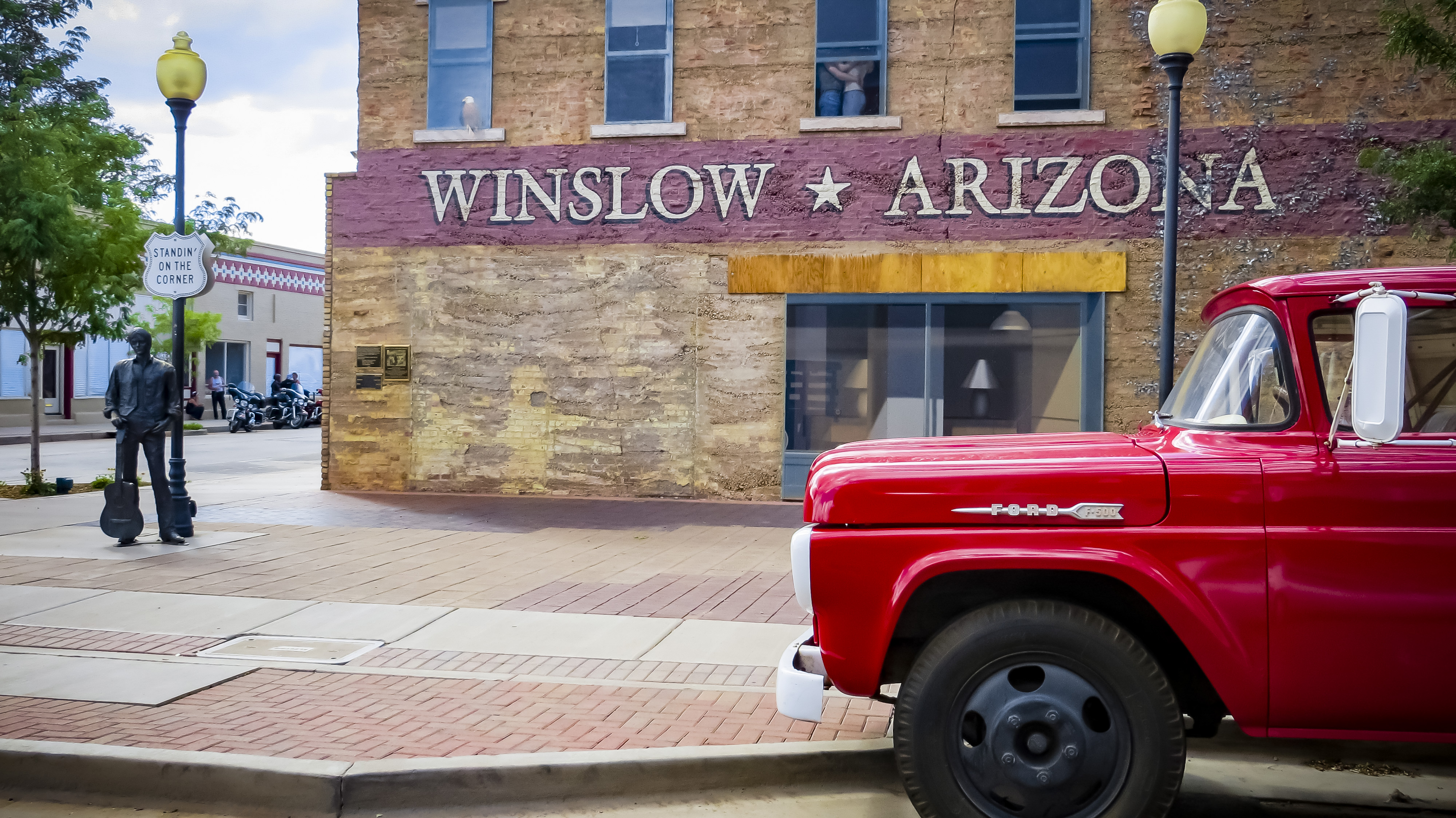 Standin' On a Corner in Winslow, Arizona.