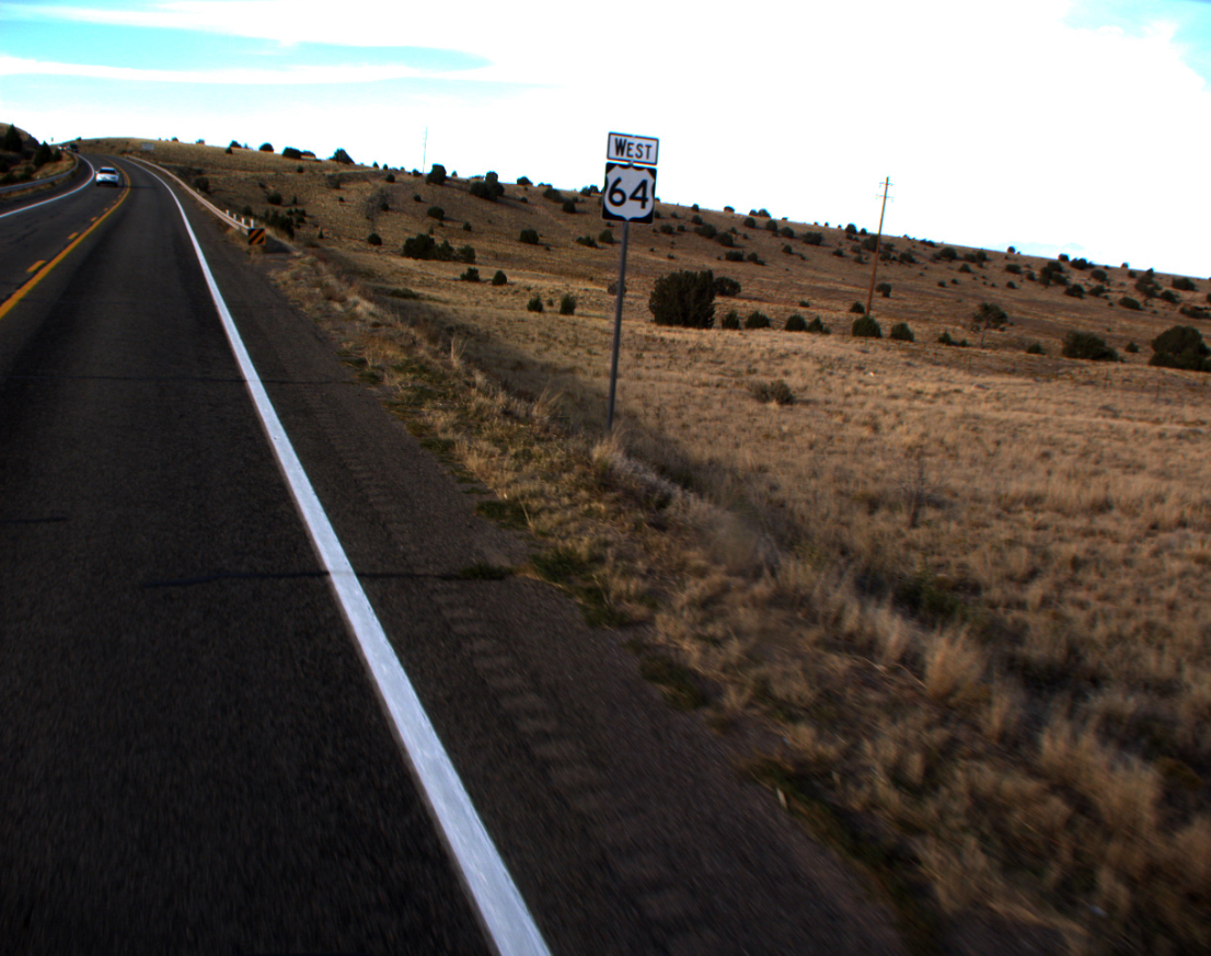 US 64 with signage