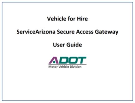 Arizona Vehicle For Hire Licensing