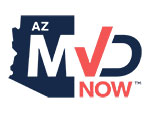 AZ MVD Now Navy/Orange Logo