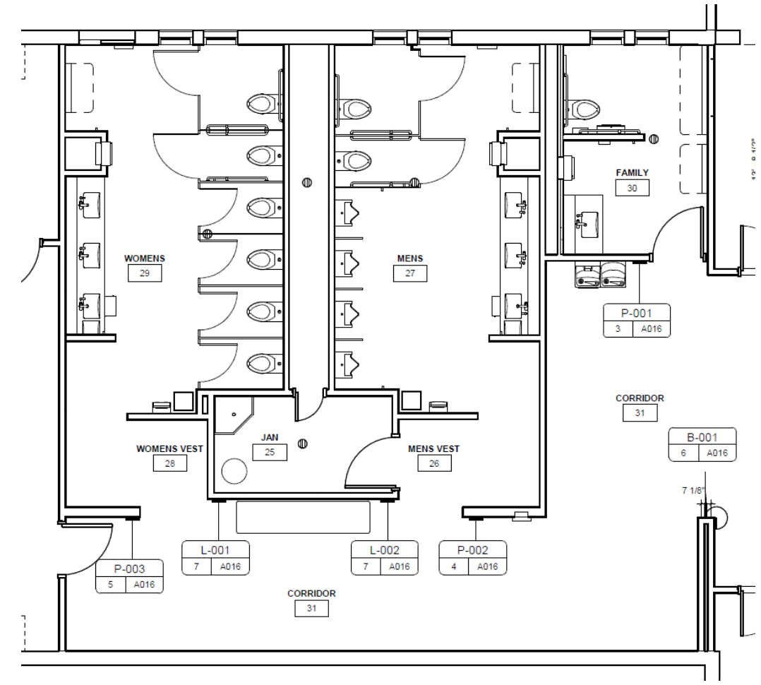 Terminal Restroom Remodel - Terminal RemoDel 01