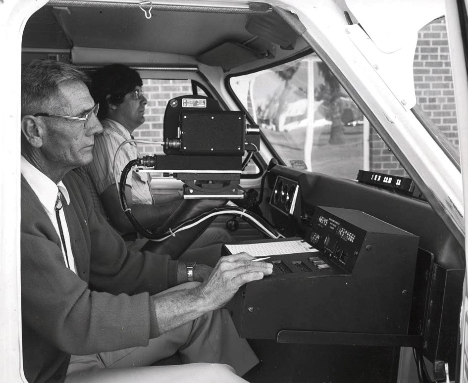 Highway Optical Data Supervisor Ray Fulton (left) and Electronic Technician Beggs Nelson (right).