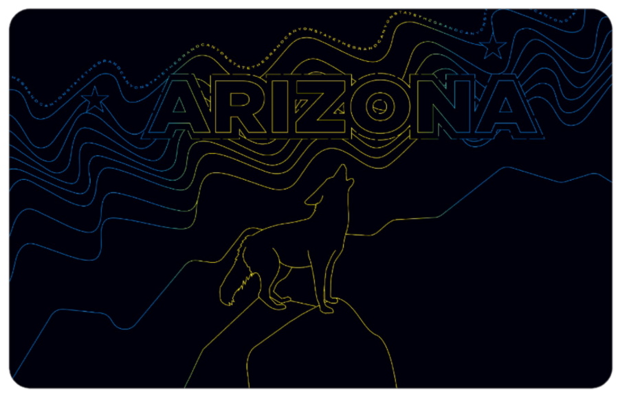 Front blacklight design.