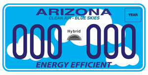 Energy Efficient License Plate