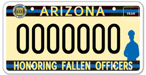 Families of Fallen Police Officers License Plate Families of Fallen Police Officers License Plate