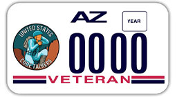 Veteran Code Talker - Arizona license plate