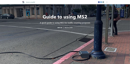 Guide to Using MS2 Storymap Screenshot