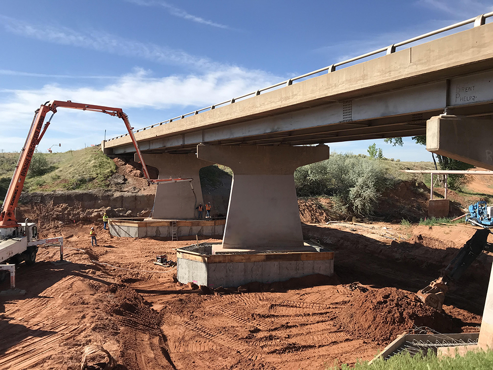Scour protection for Short Creek Bridge