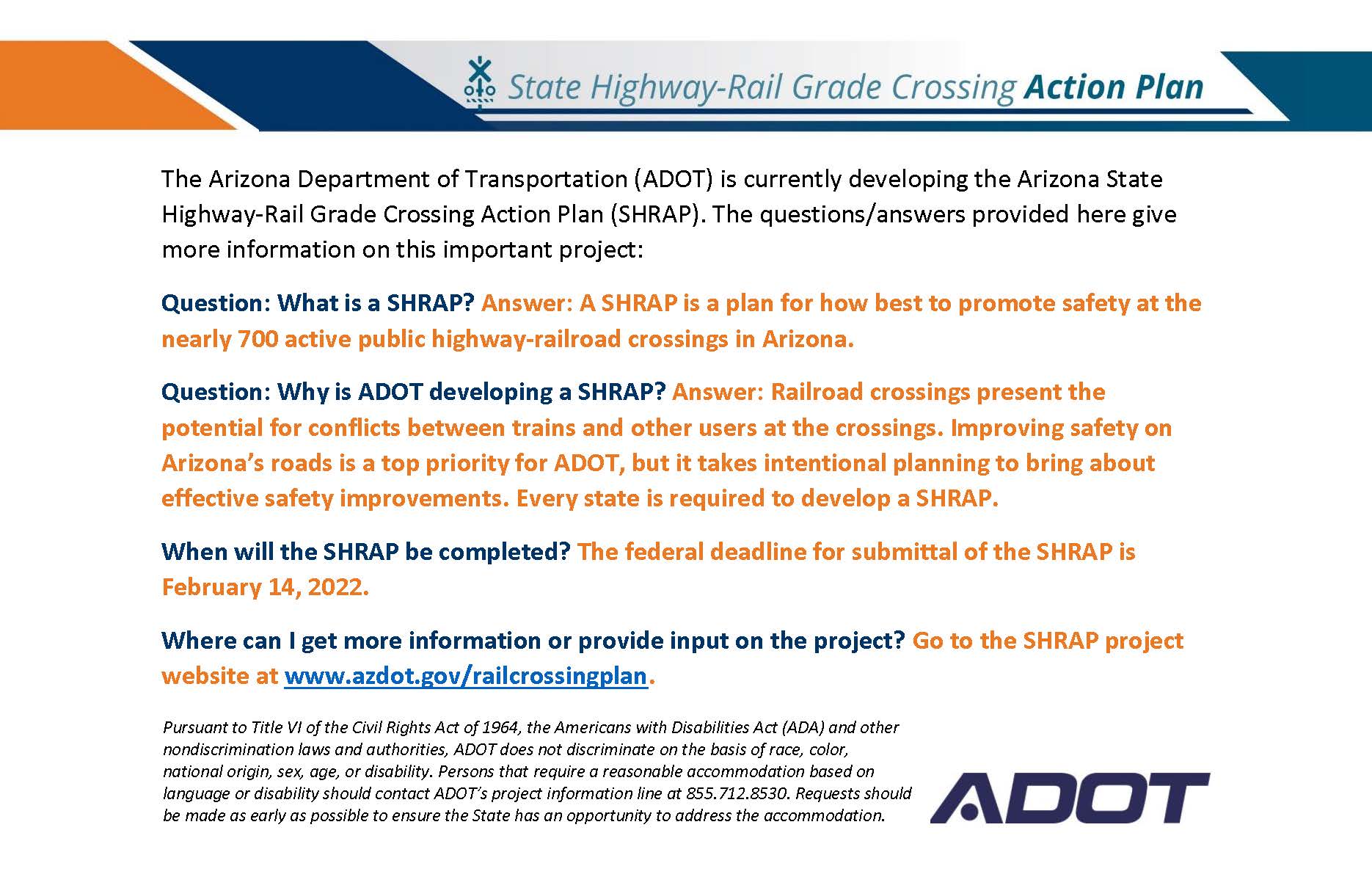 Highway-Rail Grade Crossings Overview