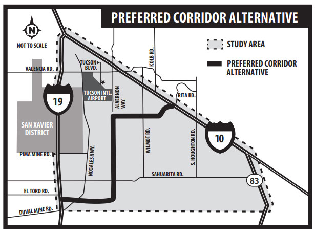 Sonoran Corridor Preferred Alternative
