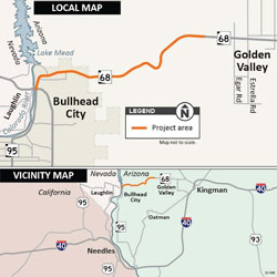 SR 68 Pavement Preservation Project Map