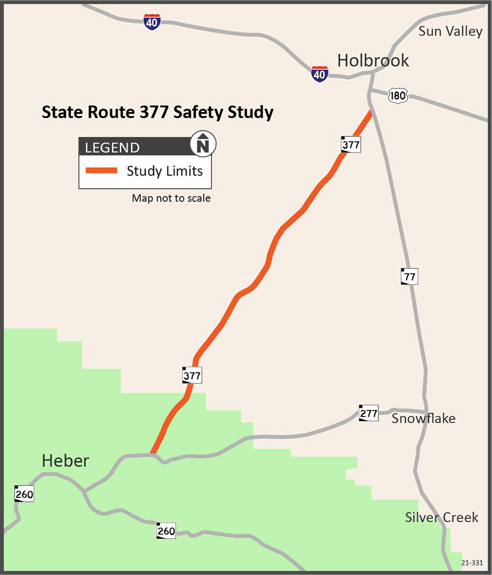 SR 377 Project Map