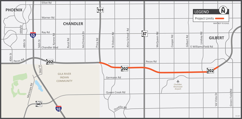 Loop 202 (Santan Freeway), Loop 101 to Val Vista Drive | Department of ...