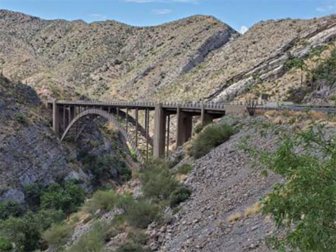 Historic Queen Creek Bridge  Department of Transportation