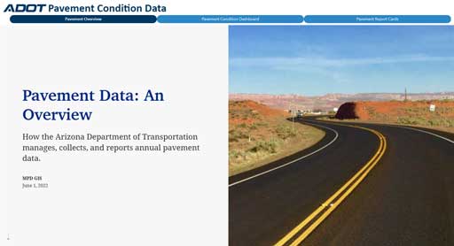 Pavement Condition Data Website
