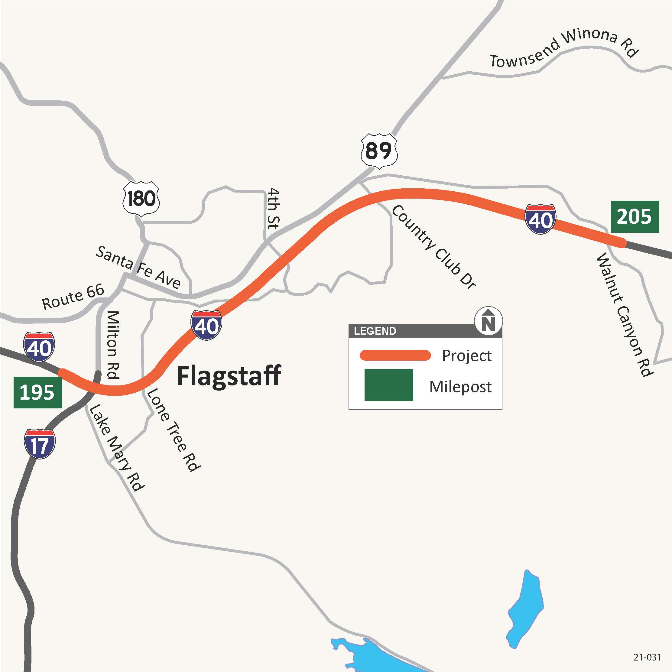 I-40-I-17-to-Walnut-Canyon-Rd-map