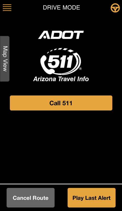 ADOT’s free AZ 511 app helps you plan your route and save time ADOT(06)