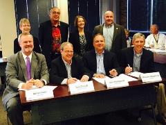Signing of the I-10 Corridor Coalition agreement by Arizona, California, New Mexico and Texas