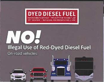 Red-dye diesel chart