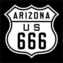 US Highway shield for Route 666 in Arizona