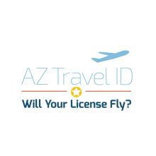 A graphic with an airplane that asks, "WIll your license fly?"