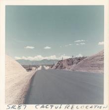 State Route 87 Cactus Relocation in July 1971