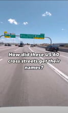 US 60 cross streets