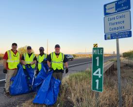 Adopt a Highway volunteers