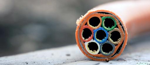 Fiber-optic cable cross-section