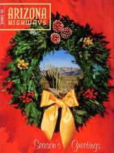 Arizona Highways magazine holiday cover from the 1950s