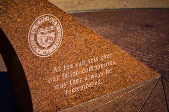 A memorial dedicated to ADOT workers who died serving the state. 