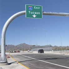Photo of I-10 interchange at Sunset Links Road