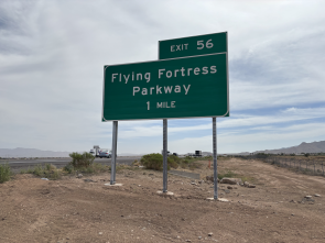 Photo of Flying Fortress Parkway sign