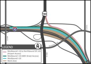 A graphic of a highway interchange.