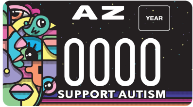 Autism Plate Motorcycle