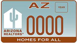 AZ Realtors Homes for All MC Plate