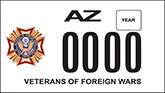 Veterans of Foreign Wars MC Plate
