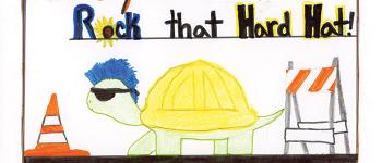 Safety Annual calendar features cover drawing by ADOT children