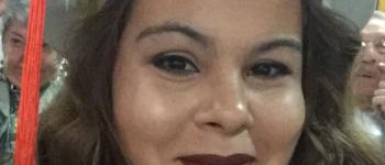 ADOT employee jocelyn wearing an asu graduation cap