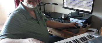 ADOT's John Walradt at keyboard