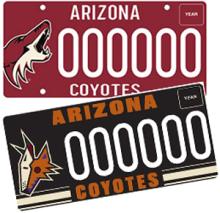 License Plate Coyotes