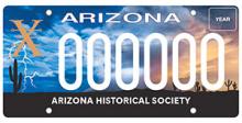 AZ Historical Society Plate